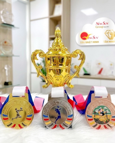 TOP Các Mẫu Huy Chương Bóng Chuyền Đẹp Giá Rẻ - Tân Nhật Minh