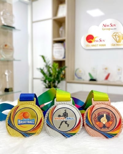 TOP Những Mẫu Huy Chương Bóng Rổ Đẹp Giá Rẻ Tại Tân Nhật Minh
