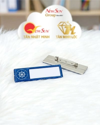Bảng Tên Thay Tên Nhân Viên Cài Áo - Đồng Si Vàng Bạc