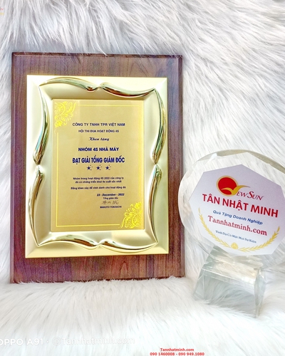 Bảng vinh danh, Biểu trưng gỗ đồng, in Kỷ niệm chương gỗ yêu cầu (3)