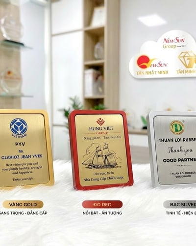 Bảng vinh danh Gỗ kim loại nhôm Cao cấp - Mẫu mới nhất