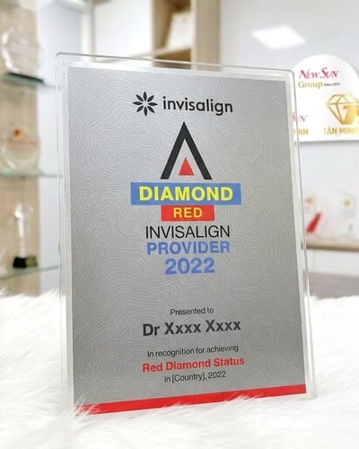 Bảng Vinh Danh Mica Mặt Nhôm In UV 21x30cm BVD-M02