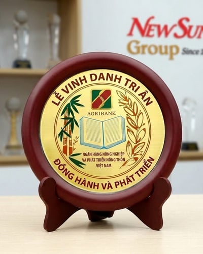 Đĩa đồng lưu niệm quà tặng, Biểu trưng đồng, IN ẤN