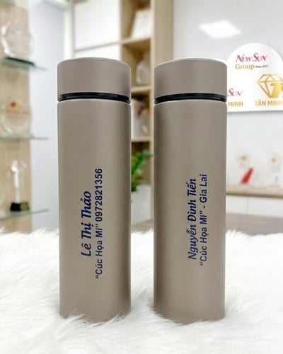 Bình Giữ Nhiệt Quà Tặng Doanh Nghiệp In Tên Theo Yêu Cầu