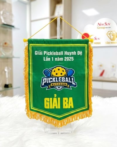 Cờ Lưu Niệm Pickleball, May Cờ Lưu Niệm Đẹp Cho Giải Đấu