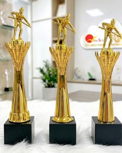 Cúp Vinh Danh - Cúp Bida - Lưu Niệm Mạ Vàng