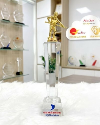Mua Cúp Bida Pha Lê Thông Dụng Giá Rẻ Đẹp