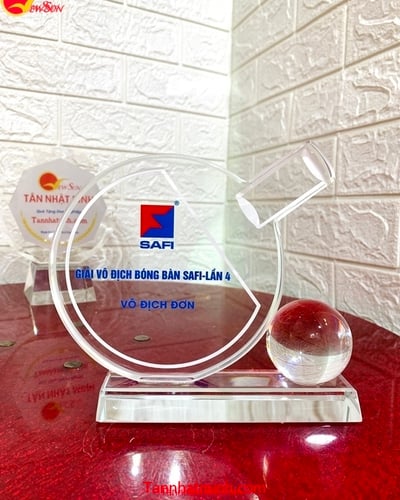Cúp Bóng Bàn Pha Lê - Mẫu Đẹp (3)