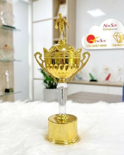  Cúp Bóng Bàn Kim Loại Đẹp 