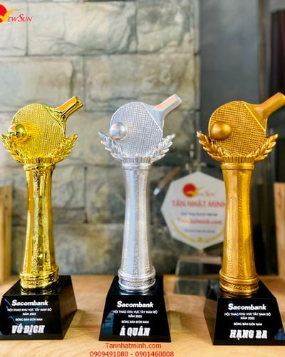 TOP Các Mẫu: Cúp Bóng Bàn Đẹp Giá Rẻ
