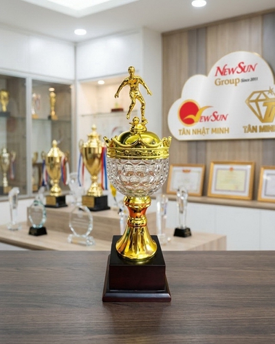 Mua cúp bóng đá cúp thể thao kim loại - 33