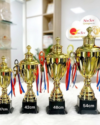 Cúp Bóng Đá Kim Loại Múi Dưa 