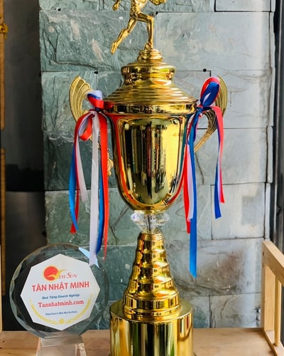 Cúp Chạy Bộ Kim Loại Đẹp