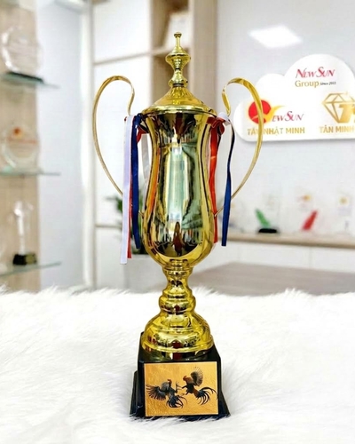 Top Các Mẫu Cúp Đá Gà Đẹp, Cao Cấp - Thiết Kế Theo Yêu Cầu
