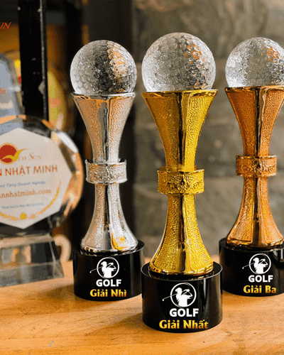 Cúp Vinh Danh - Cúp Golf - Lưu Niệm Mạ Vàng 3