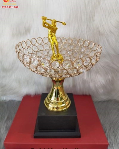 Cúp thể thao kim loại - cho người chơi Golf 30