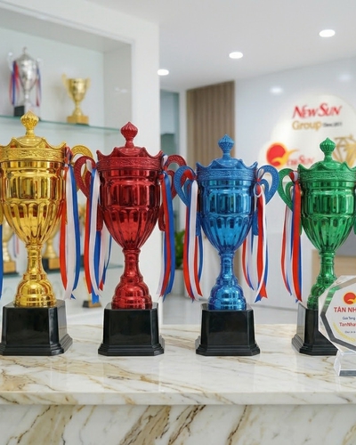 Cúp Thể Thao, Cúp Kim Loại Đẹp - ĐA MÀU SẮC (5)