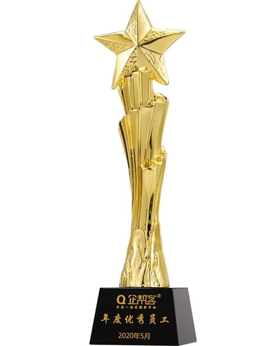 Cúp lưu niệm mạ vàng 16