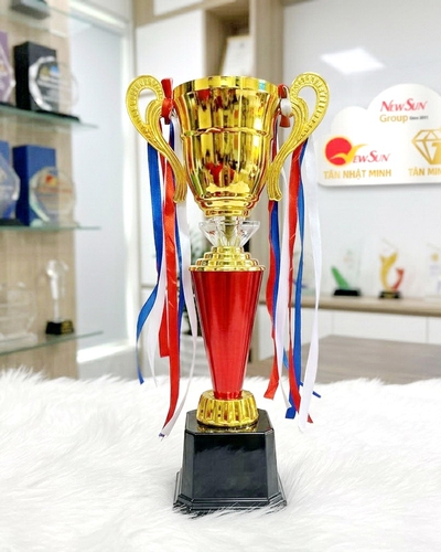 Cúp Thể Thao Thân Nhựa Chén Kim Loại - Đa Dạng Giải