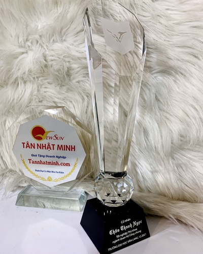 Cúp pha lê nhập đẹp -1