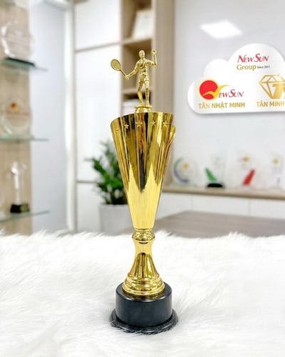  Cúp Tennis Kim Loại Ly Sao Cao Cấp 