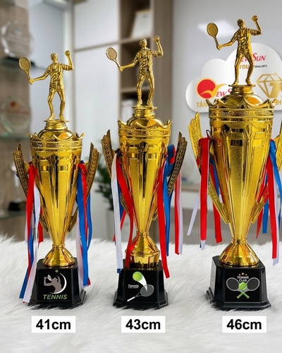 Cúp nhựa Giá Rẻ, Cúp Tennis Nhựa Đẹp