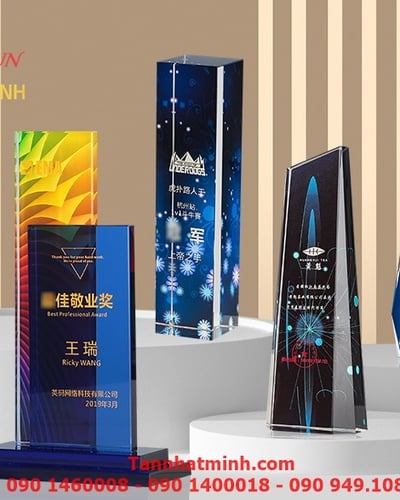 Cúp vinh danh, Cúp pha lê đẹp, Cao cấp -25