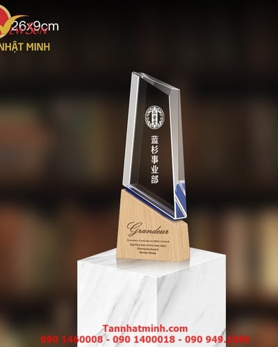 Cúp vinh danh, Cúp pha lê đẹp, Cao cấp -24