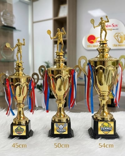 Cúp Tennis Kim Loại Đẳng Cắp