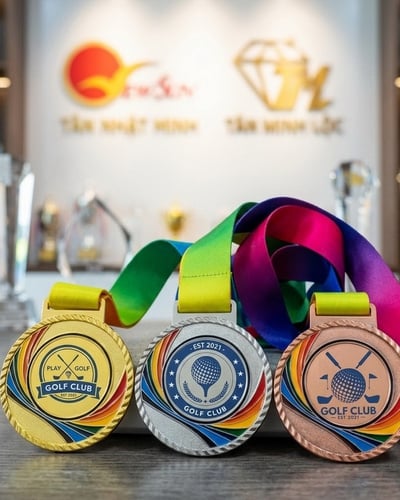 TOP Các Mẫu Huy Chương Golf Đẹp Giá Rẻ - Tân Nhật Minh