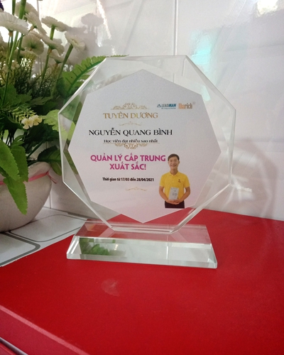 Pha lê Thủy tinh in hình, kỷ niệm chương
