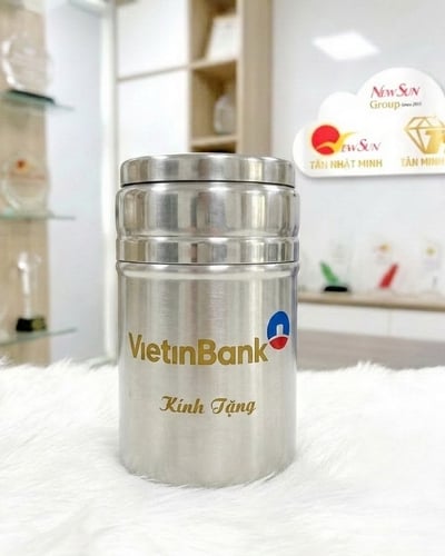 In trên mọi chất liệu, nhận in gia công hũ tăm inox