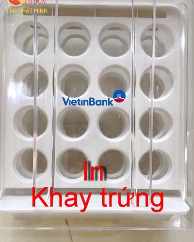 In trên mọi chất liệu, nhận in gia công - trên khay nhựa