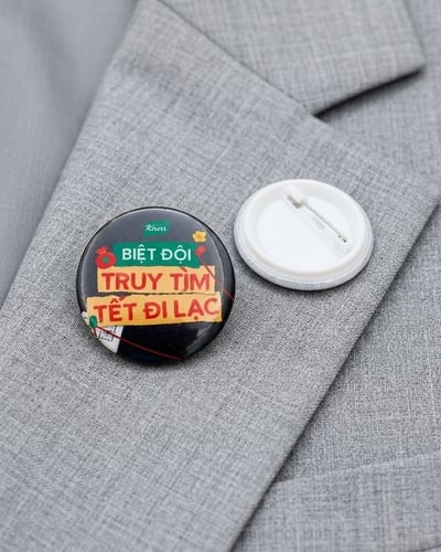 In Huy Hiệu Cài Áo Nhựa Tròn Theo Yêu Cầu - Đẹp Và Nhanh 2