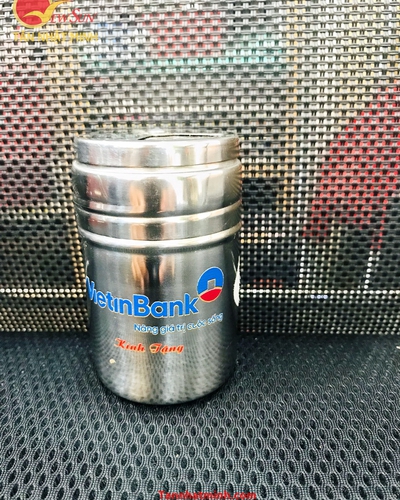 In trên mọi chất liệu, nhận in gia công - hũ tăm inox