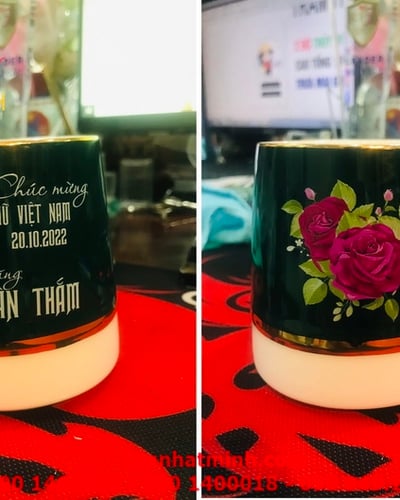 In trên mọi chất liệu, nhận in gia công - ly sứ