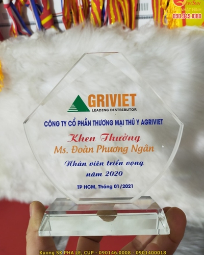 Kỷ niệm chương pha lê, Xưởng sản xuất pha lê (8)