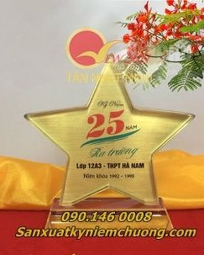 Pha lê in hình, Kỷ niệm chương hợp lớp (VIP)
