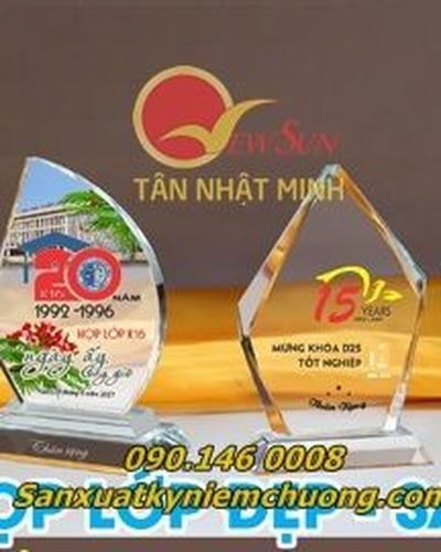 Pha lê in hình, Kỷ niệm chương hợp lớp (VIP)
