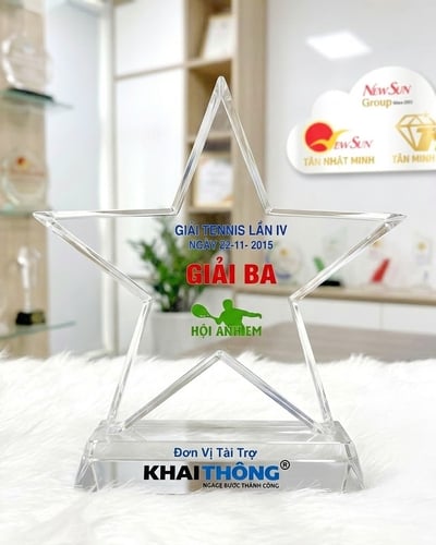 Làm kỷ niệm chương, Xưởng sản xuất pha lê ngôi sao đẹp