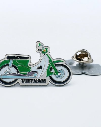 In Huy Hiệu Cài Áo Theo Yêu Cầu - Đồng Khắc, Ăn Mòn Sơn Màu 3