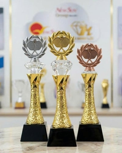 Cúp Pickleball Mạ Vàng Đẹp Mới Nhập - Vàng Bạc Đồng