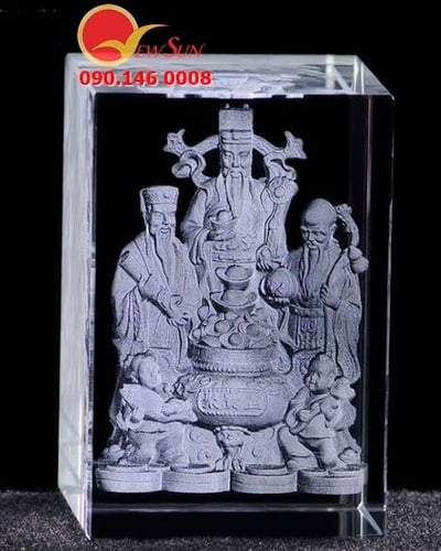Quả Cầu pha lê, Thần Tài - Pha lê in 3d (2)
