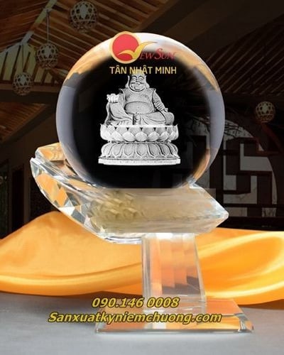 Quả Cầu pha lê, Thần Tài - Pha lê in 3d (2)