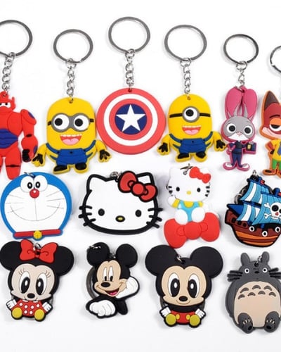 Nhận >3000 cái, Sản xuất móc khóa cao su định hình