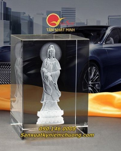 Quả cầu phong thủy, Cao cấp nhất Pha lê 3D may mắn