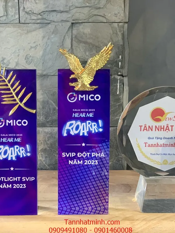 Cúp vinh danh, Cúp pha lê đẹp, Cao cấp - 26