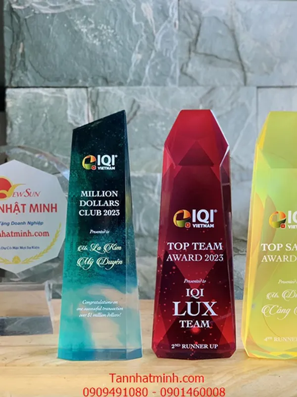 Cúp vinh danh, Cúp pha lê đẹp, Cao cấp -28