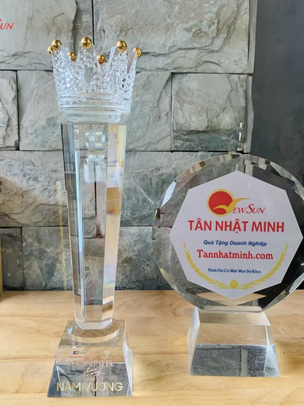 Cúp pha lê giá rẻ 45