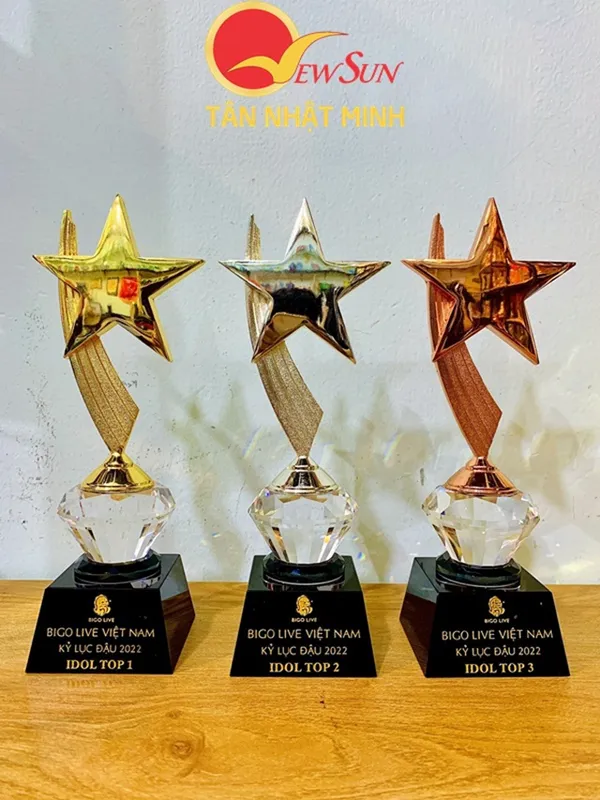 Cúp pha lê giá rẻ 43